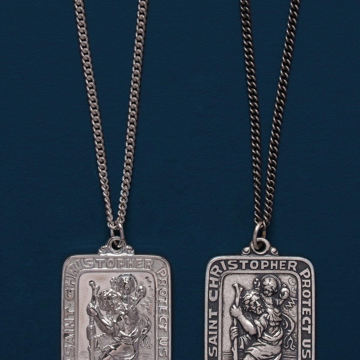 St christopher color necklace online