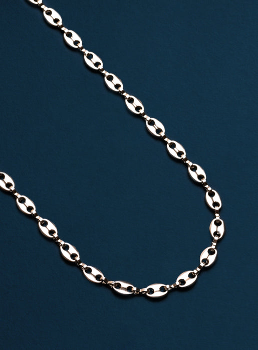 Waterproof 5mm Mariners Chain 316L Stainless Steel Necklace for Men Jewelry WE ARE ALL SMITH   