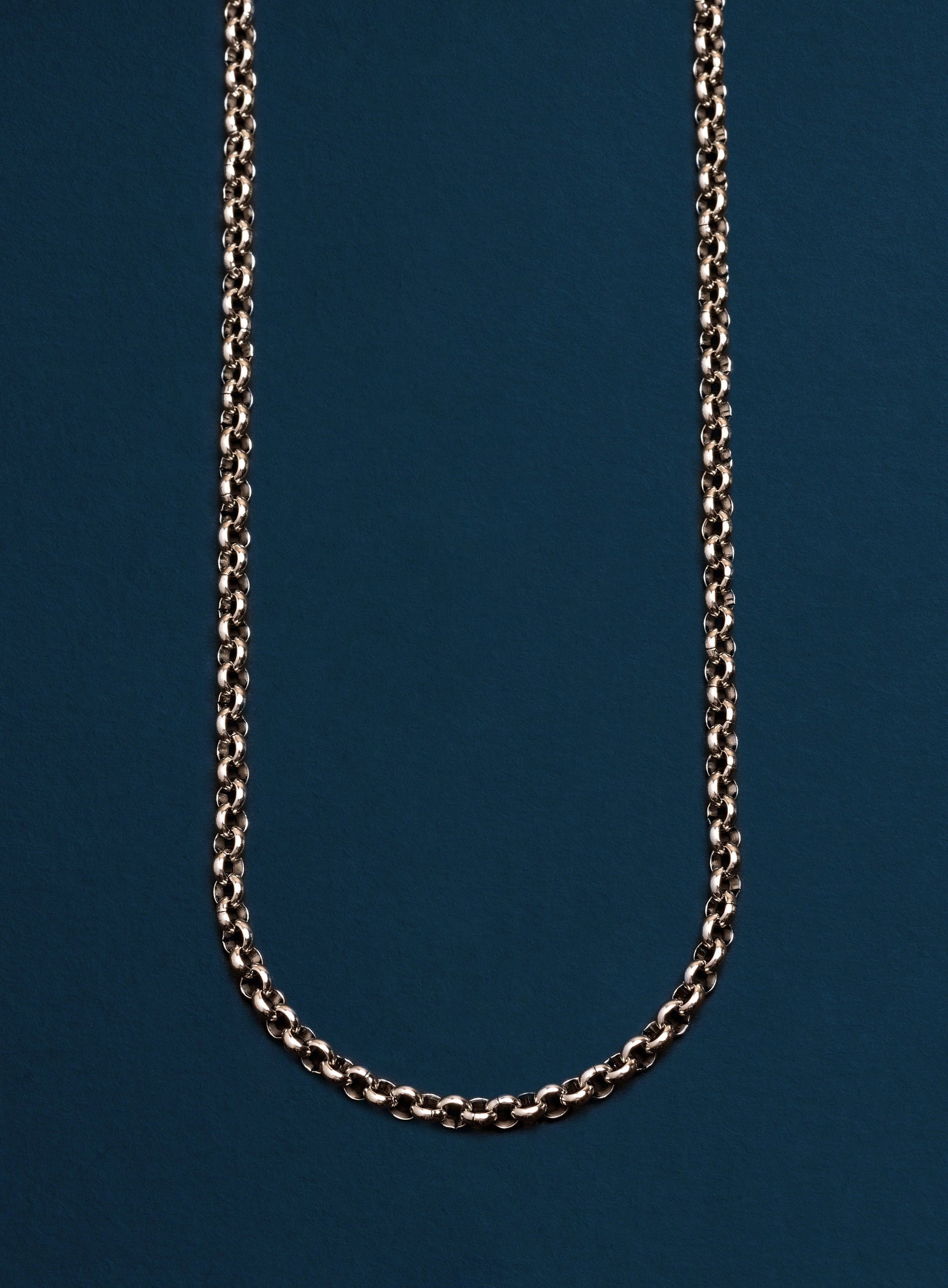 Waterproof 4mm Large Rolo Stainless Steel Chain for Men — WE ARE ALL SMITH