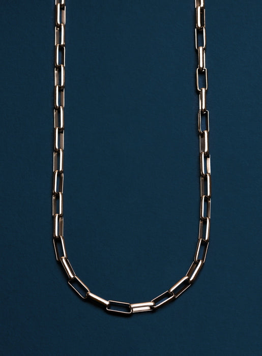 Waterproof 4.5mm Elongated Box Stainless Steel Chain Jewelry WE ARE ALL SMITH   