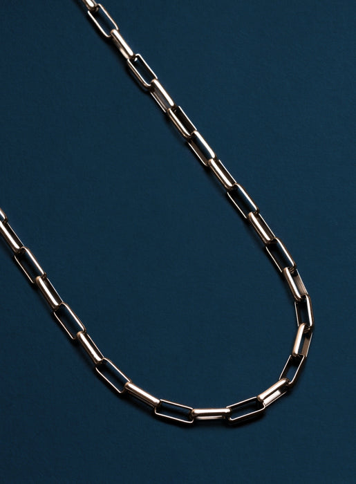Waterproof 4.5mm Elongated Box Stainless Steel Chain Jewelry WE ARE ALL SMITH   