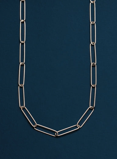Waterproof 5mm Elongated Cable Clip Style Chain Necklace Jewelry WE ARE ALL SMITH   