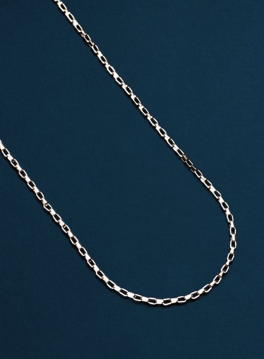 Waterproof Box Chain Necklace for Men 2mm Jewelry WE ARE ALL SMITH   