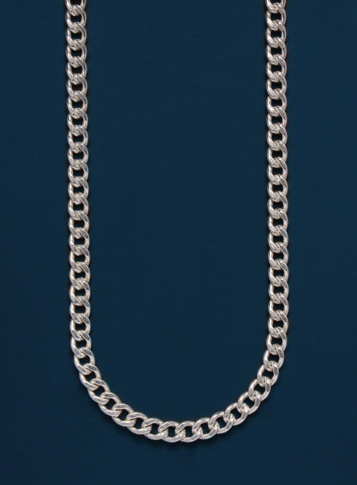 4mm LIGHTWEIGHT 925 Sterling Silver Curb Chain Necklace Necklace WE ARE ALL SMITH   