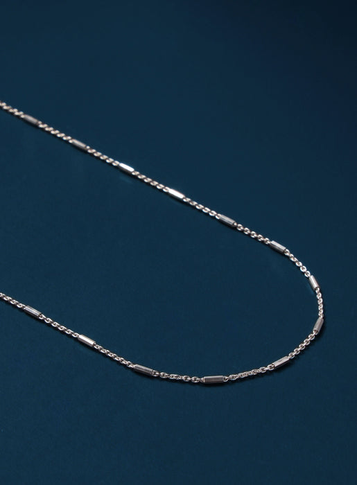 925 Sterling Silver Minimalist Satellite Chain Necklace Jewelry WE ARE ALL SMITH   