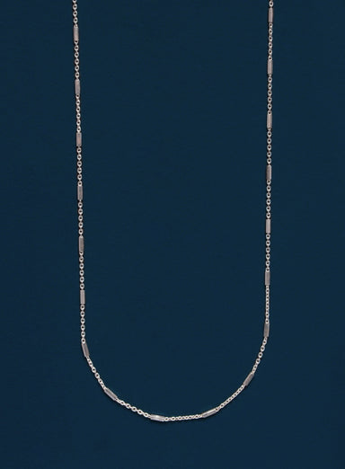 925 Sterling Silver Minimalist Satellite Chain Necklace Jewelry WE ARE ALL SMITH   