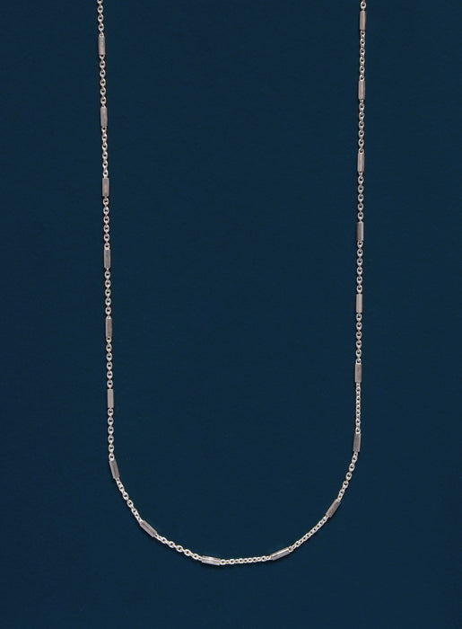 925 Sterling Silver Minimalist Satellite Chain Necklace Jewelry WE ARE ALL SMITH   