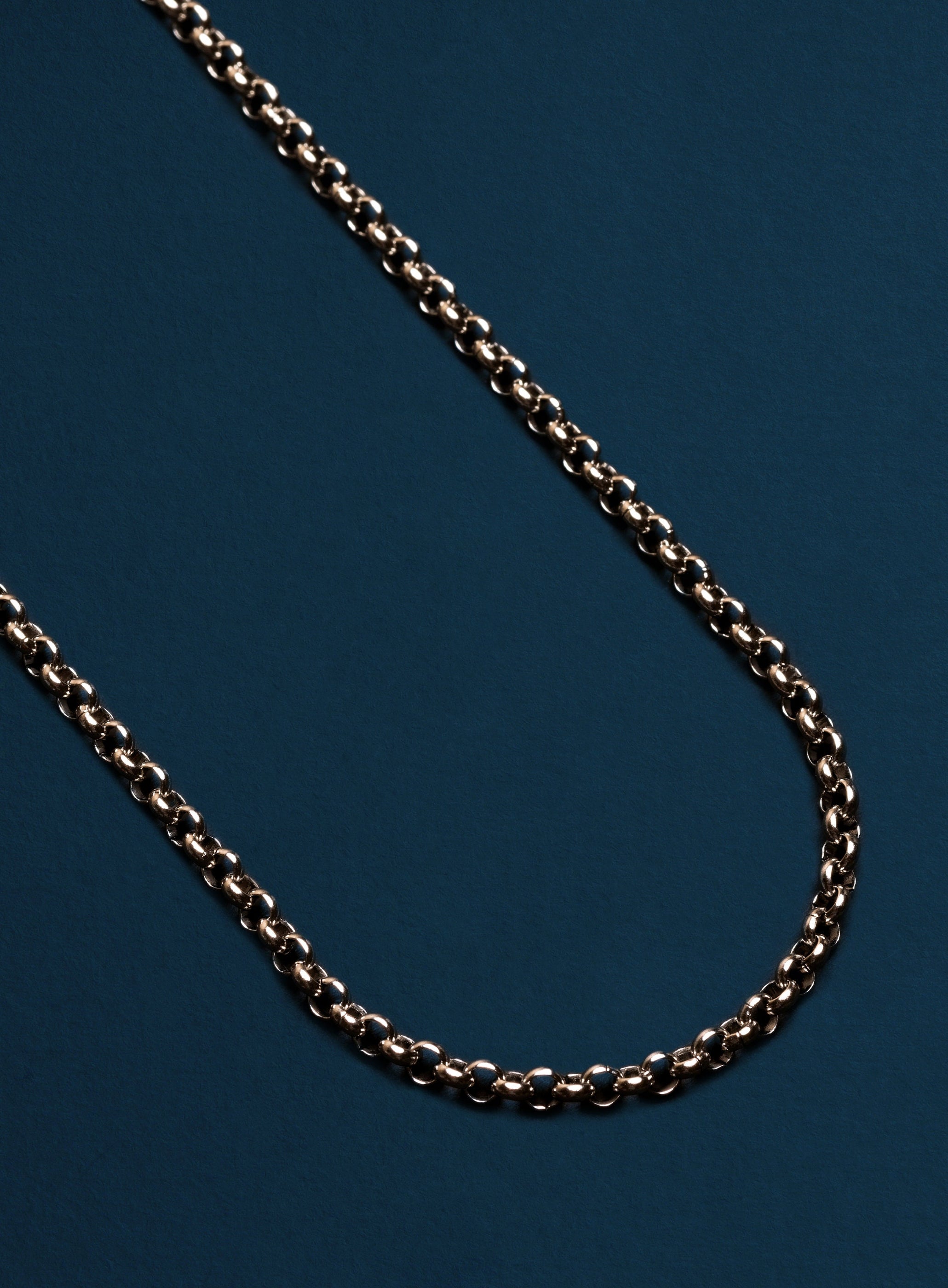 Waterproof 4mm Large Rolo Stainless Steel Chain for Men — WE ARE ALL SMITH