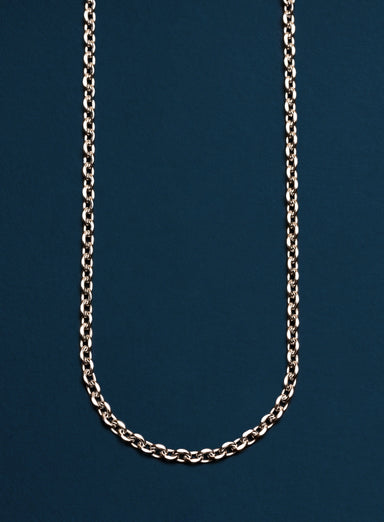 Waterproof Rounded 4mm Cable Stainless Steel Chain Necklace Jewelry WE ARE ALL SMITH   