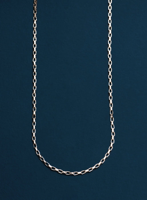 Waterproof Box Chain Necklace for Men 2mm Jewelry WE ARE ALL SMITH   