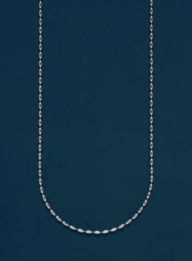 Waterproof Minimalist 1mm 316L Stainless Steel Silver Chain Necklace WE ARE ALL SMITH   