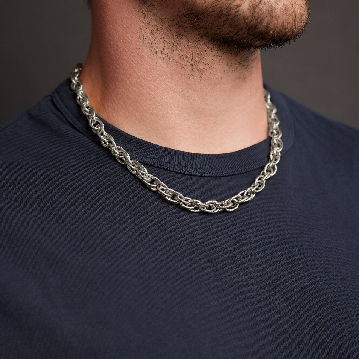 Waterproof CHUNKY Thick Rope Chain Necklace for Men