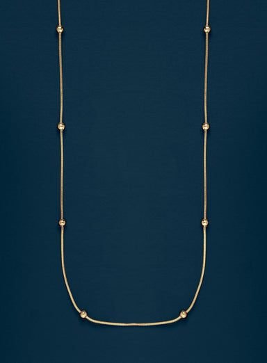 Mens Gold Minimalist Satellite Chain Necklace Necklace WE ARE ALL SMITH   