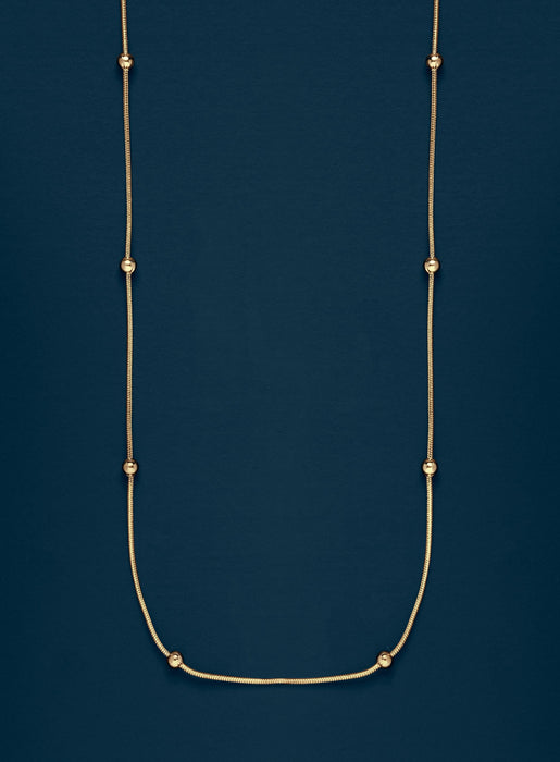 Mens Gold Minimalist Satellite Chain Necklace Necklace WE ARE ALL SMITH   