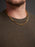 Men's Gold 8mm 14k Gold Plated Stainless Steel Cable Chain Necklace WE ARE ALL SMITH   