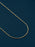 1mm Minimalist Gold Men's Chain Necklace Necklace WE ARE ALL SMITH   
