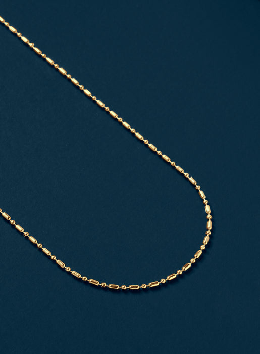 1mm Minimalist Gold Men's Chain Necklace Necklace WE ARE ALL SMITH   