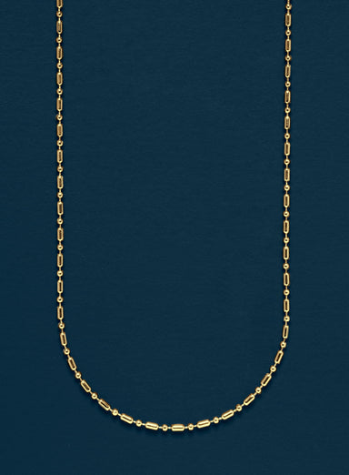 1mm Minimalist Gold Men's Chain Necklace Necklace WE ARE ALL SMITH   