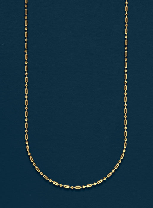 1mm Minimalist Gold Men's Chain Necklace Necklace WE ARE ALL SMITH   