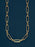 7mm Men's Gold Elongated Cable Chain Necklace for Men Necklace WE ARE ALL SMITH   