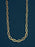 Men's Gold Necklace 7mm Thick Cable Chain Necklace WE ARE ALL SMITH   