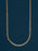 3mm 14k Gold Plated Classic Cable Chain Necklace for Men Necklace WE ARE ALL SMITH   