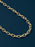 5mm Gold Textured Cable Chain Necklace for Men Necklace WE ARE ALL SMITH   