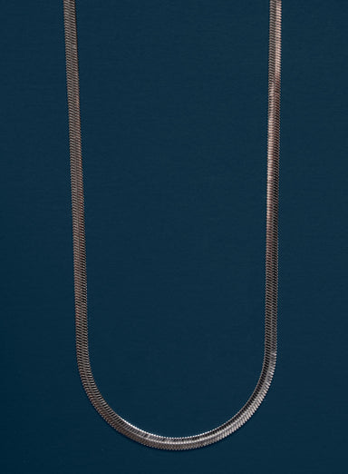 Waterproof 3mm sleek Herringbone Snake Style Chain Necklace Necklace WE ARE ALL SMITH   