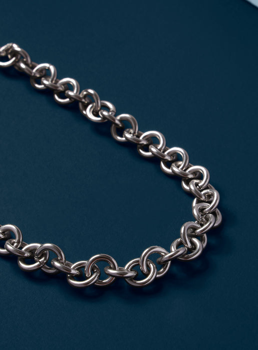 Waterproof 9mm Chunky Round Cable Chain Necklace for Men Necklace WE ARE ALL SMITH   