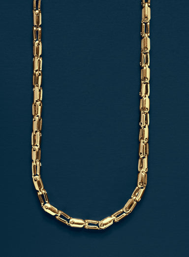 Men's 5mm Gold Chain Necklace Necklace WE ARE ALL SMITH   