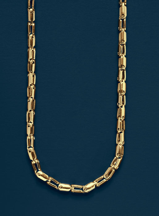 Men's 5mm Gold Chain Necklace Necklace WE ARE ALL SMITH   