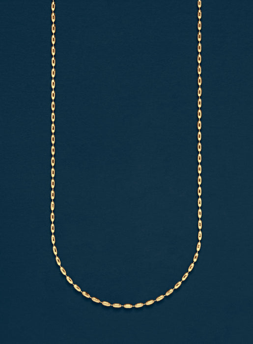 Minimalist 1mm 14k Gold Plated 316L Stainless Steel Gold Chain Necklace WE ARE ALL SMITH   