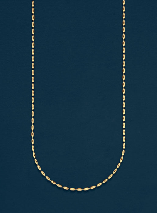 Minimalist 1mm 14k Gold Plated 316L Stainless Steel Gold Chain Necklace WE ARE ALL SMITH   