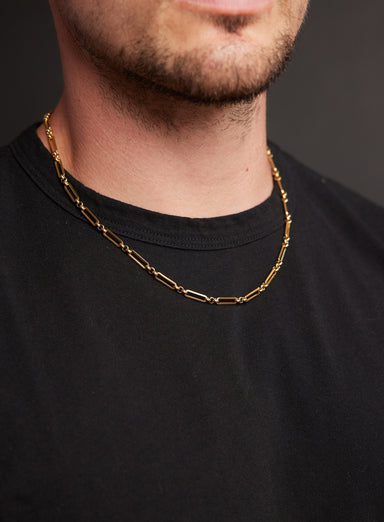 Simple mens gold chain discount