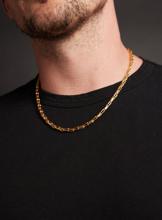 Curb Chain Necklace | Solid 14k Gold