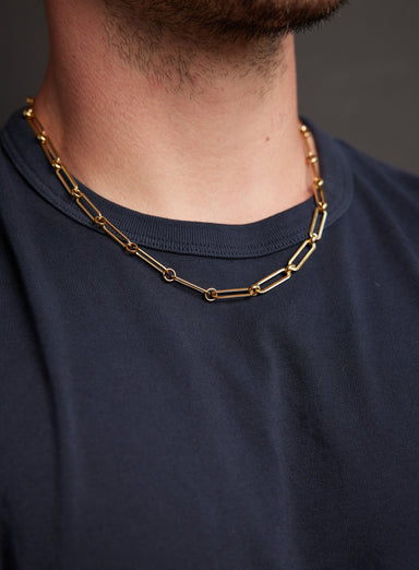 6mm Gold Jewelry Chain Necklace for Men Necklace WE ARE ALL SMITH   