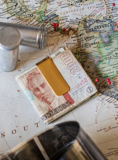 Gold Plated Stainless Steel Money Clip Money Clip WE ARE ALL SMITH   