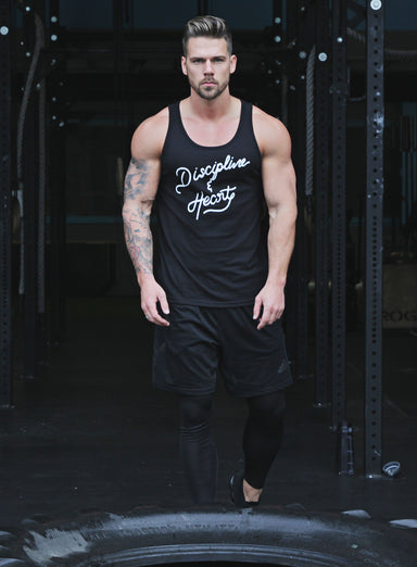 "Discipline & Heart" Black Tank Top  We Are All Smith   