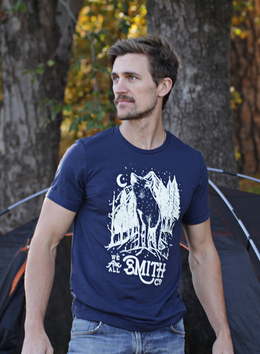 'Howl at the Moon" Short sleeve t-shirt  WE ARE ALL SMITH   
