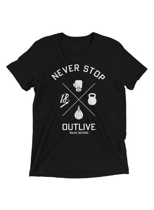 Never Stop / Outlive Short sleeve t-shirt  WE ARE ALL SMITH   