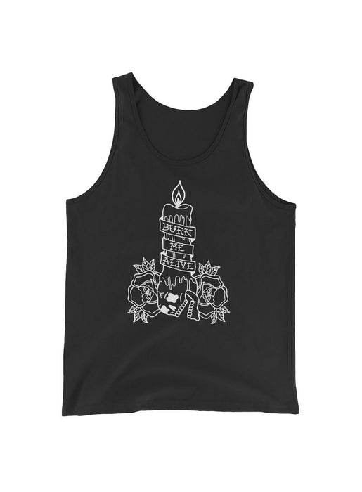 Burn Me Alive Unisex  Tank Top  WE ARE ALL SMITH   