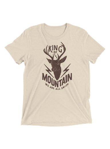 "King of the Mountain" Short sleeve t-shirt  WE ARE ALL SMITH   