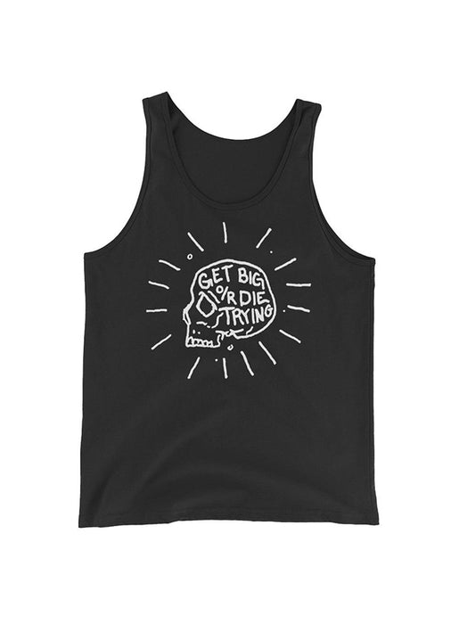 "Get Big or Die Trying" Black Tank Top  WE ARE ALL SMITH   