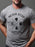 Never Stop / Outlive Gray Short sleeve t-shirt  WE ARE ALL SMITH   
