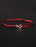 Infinity Bracelet - Red cord men's bracelet with silver clasp Jewelry We Are All Smith   