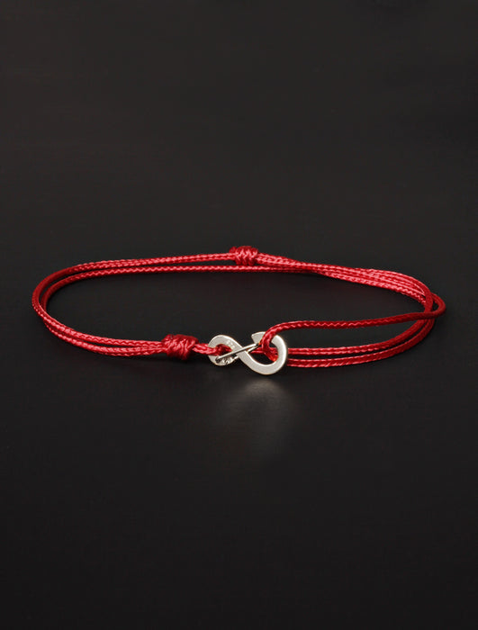 cord bracelet red