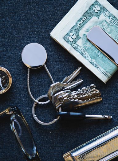 Stainless Steel Rope Key-Chain Money Clip WE ARE ALL SMITH   