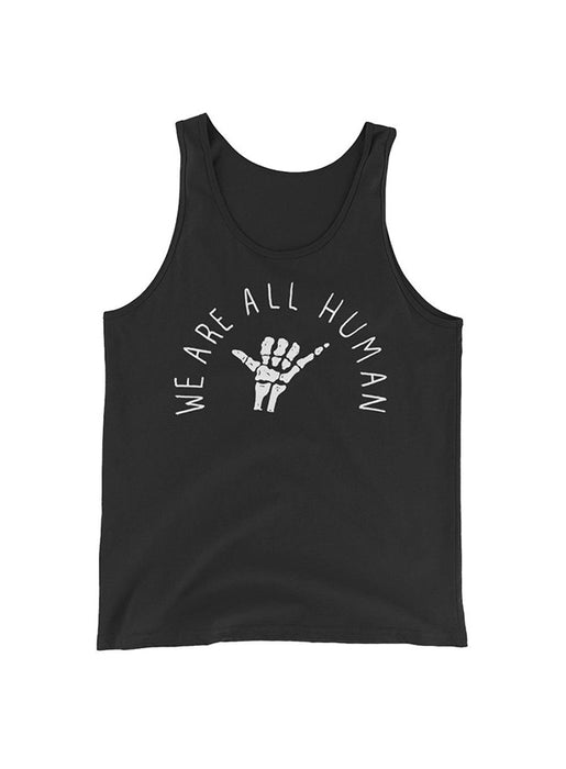 "We Are All Human" Black  Tank Top Tanktop WE ARE ALL SMITH   