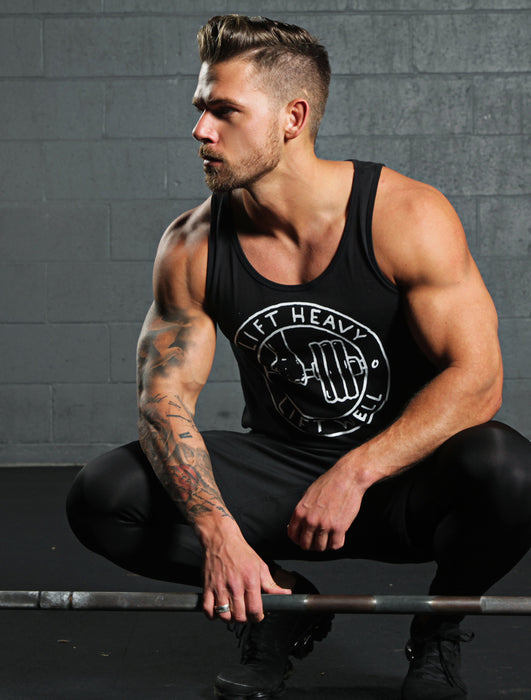 Lift Heavy Lift Well Black Tank Top