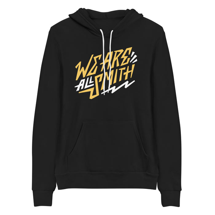 Unisex We Are All Smith black hoodie  WE ARE ALL SMITH: Men's Jewelry & Clothing. S  